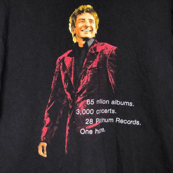 Vintage Barry Manilow Music & Passion Shirt Sz. S - Picture 3 of 5